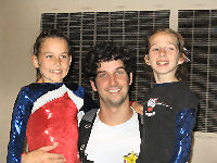 Peter Dodd and gymnastics girls